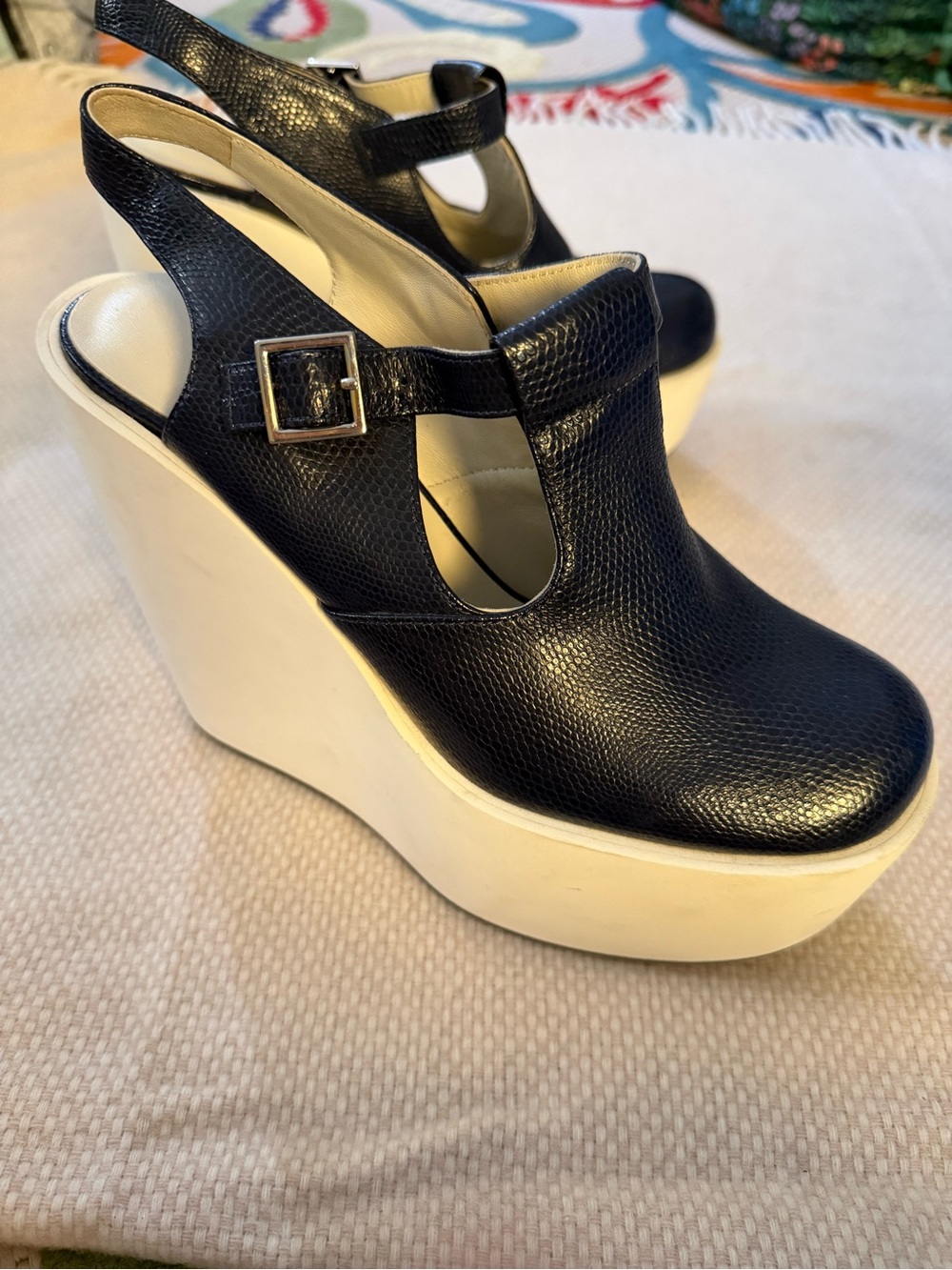 Jil Sander wedge sandals